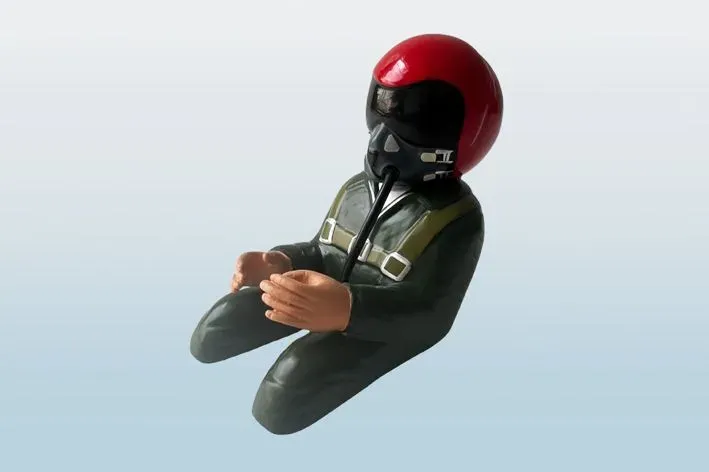 Black Horse Model Pilot doll for Viper Jet MKII 120mm BH175 figurine pilote