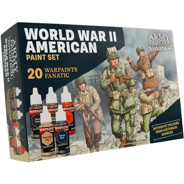 Bolt Action Warpaints Fanatic World War II American set peinture 20x18ml