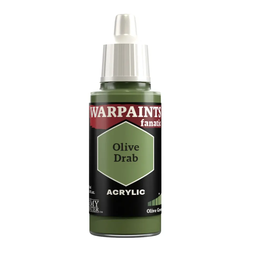 Army Painter Warpaints Fanatic Olive Drab peinture 18 ml vert olive