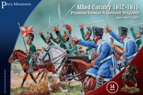 Perry Miniatures Allied Cavalry-Prussian and Russian Napoleonic Dragoons 1812-15 boîte plastique