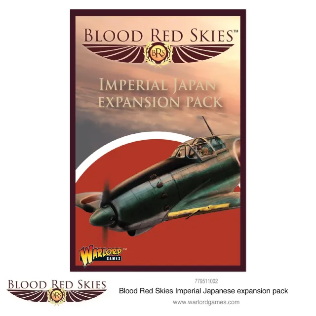 Warlord Games Blood Red Skies Imperial Japanese pack cartes extension