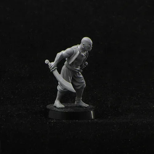 BROTHER VINNI African Pirate figurine 28 mm résine fantasy