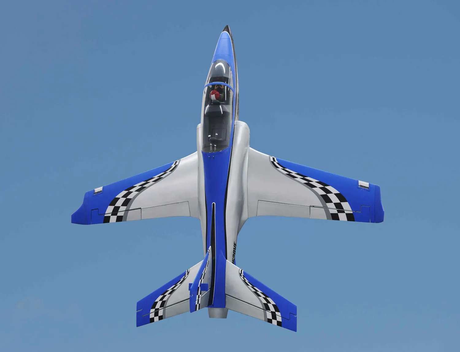 Black Horse Model BH205-SB VIPER JET MKII SILVER BLUE jet RC électrique 1885mm