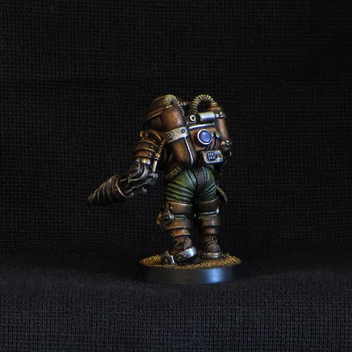 Brother Vinni Heavy Diver figurine résine 32 mm non peinte