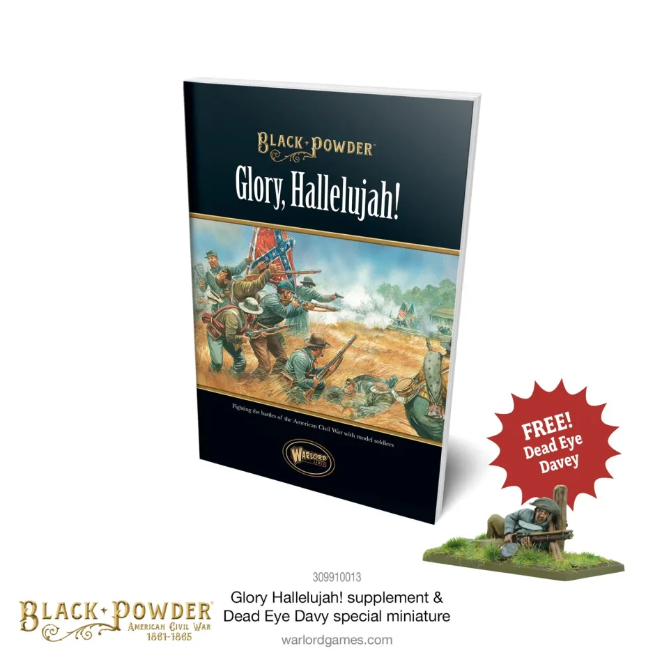 Bolt Action Black Powder Glory Hallelujah livre supplément guerre Sécession