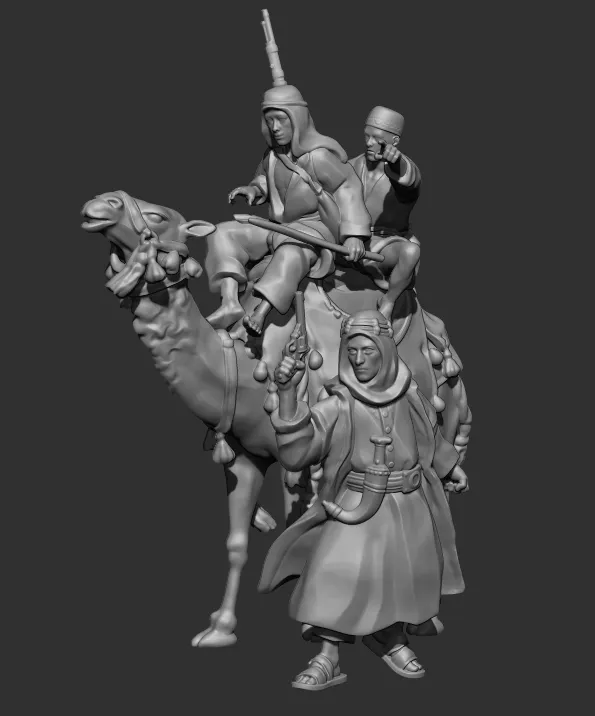Des Tranchées aux Barricades Lawrence compagnons fichier STL 28mm