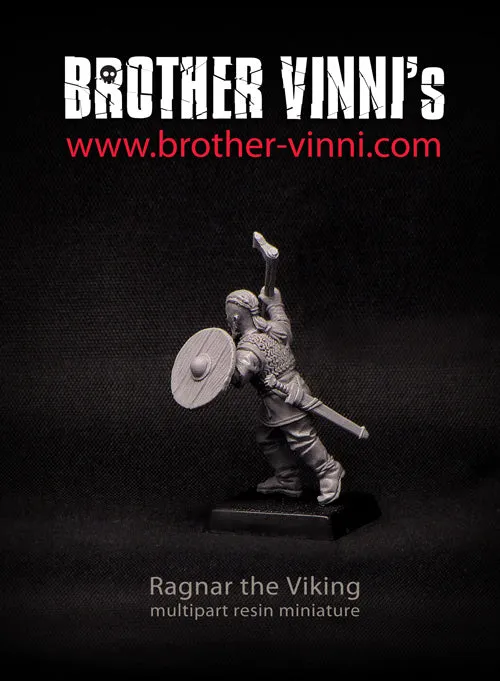 BROTHER VINNI Ragnar Lothbrok figurine 28 mm résine viking