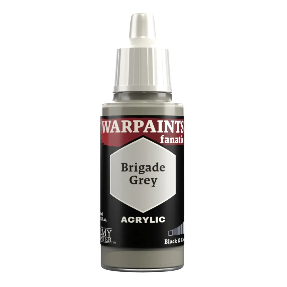 Army Painter Warpaints Fanatic Brigade Grey peinture 18 ml grise