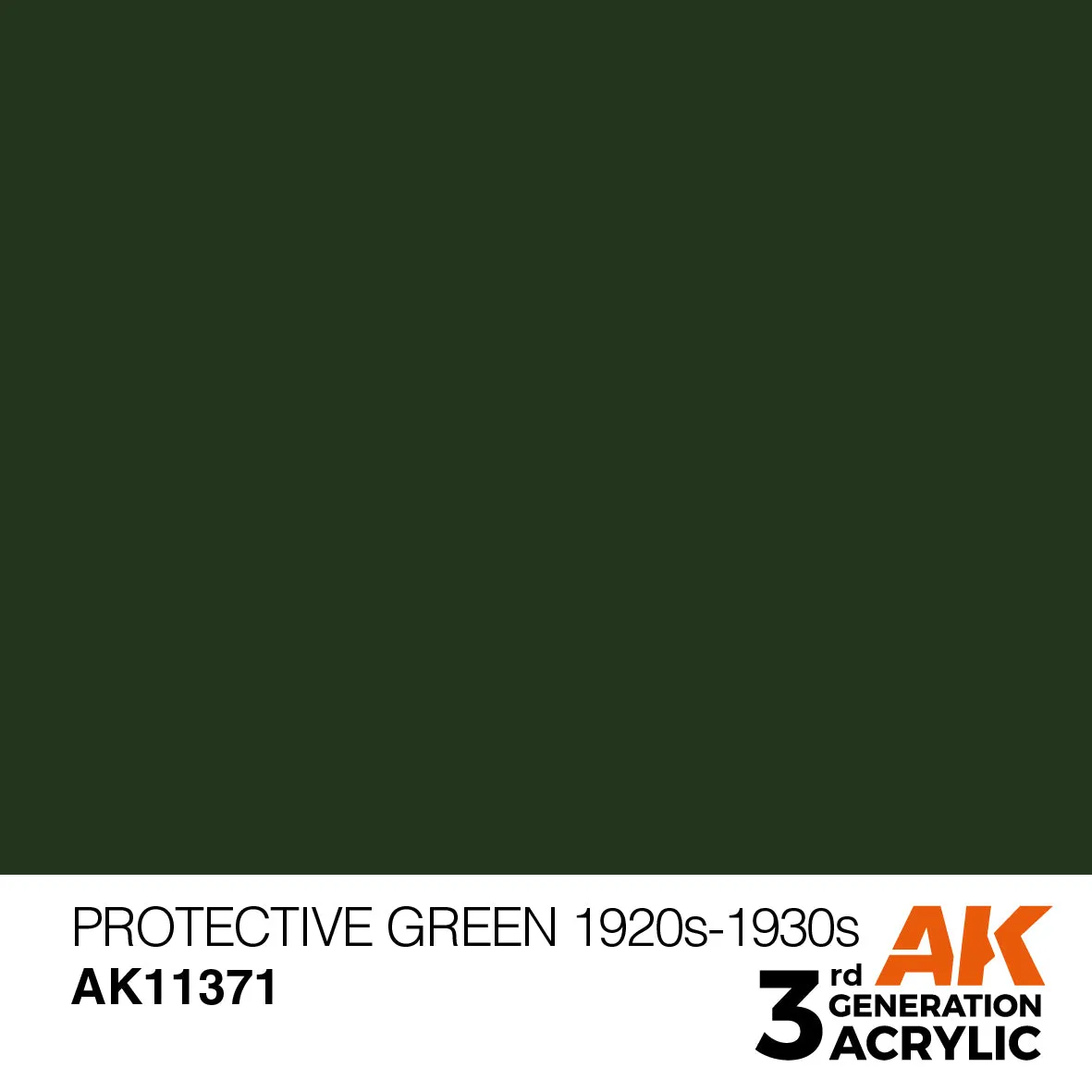 AK Interactive 3Gen Acrylic Protective Green peinture 17 ml acrylique