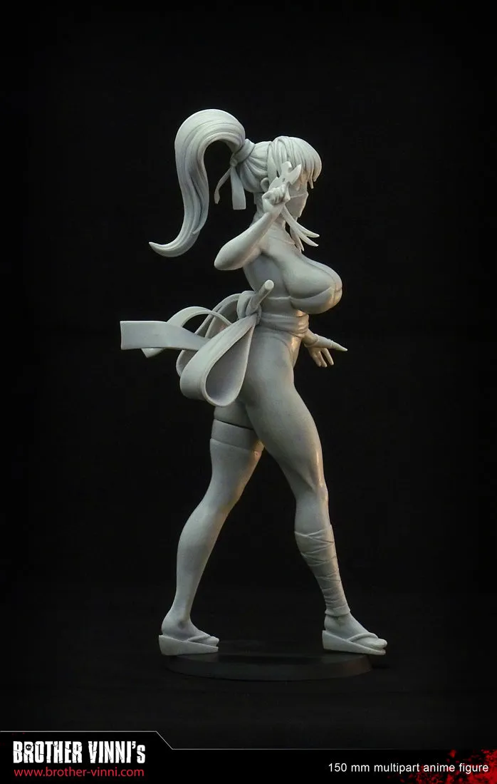 Brother Vinni Minory Anime Ninja Girl figurine 15 cm résine