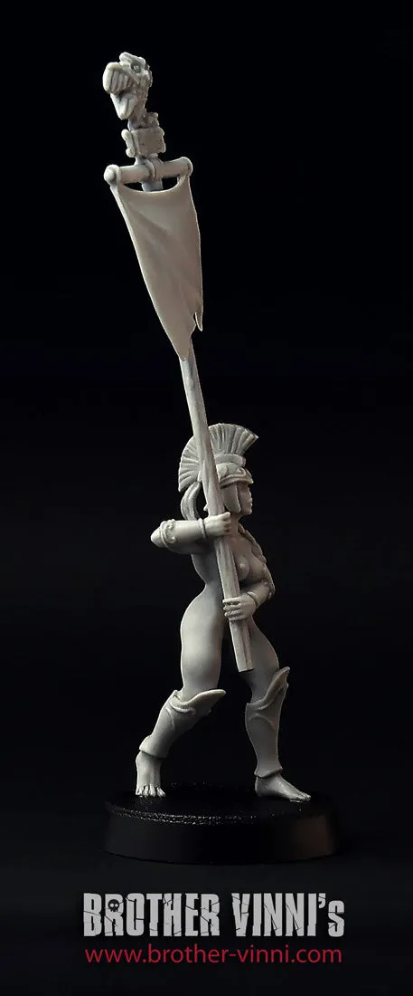 BROTHER VINNI Greek Amazon Standard-bearer figurine 28 mm résine