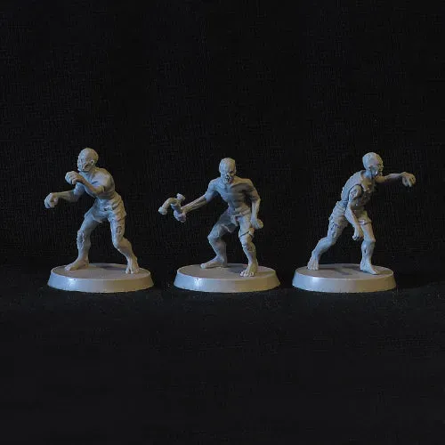 Brother Vinni irradiés zombies figurine résine 28mm x3