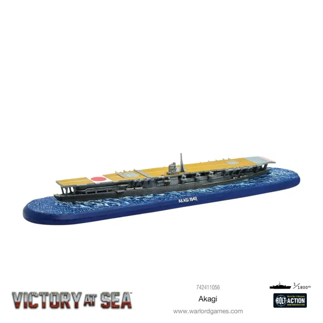 Bolt Action Victory at Sea Akagi maquette porte-avions 1 unité résine métal