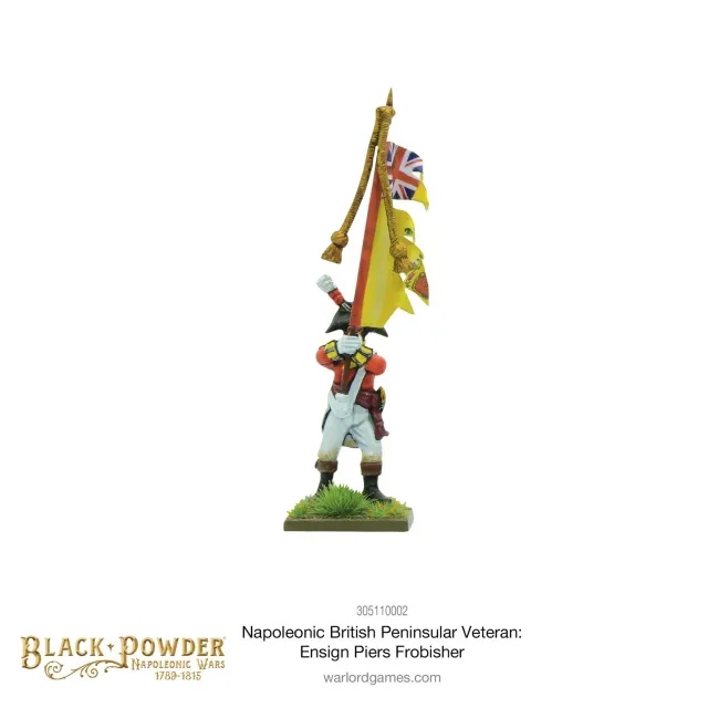 Warlord Games Peninsular Veteran Ensign Piers Frobisher figurine