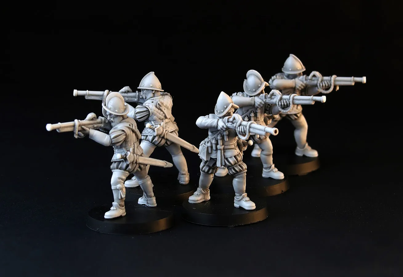 Brother Vinni Spanish Musketeers figurines résine 28mm x5