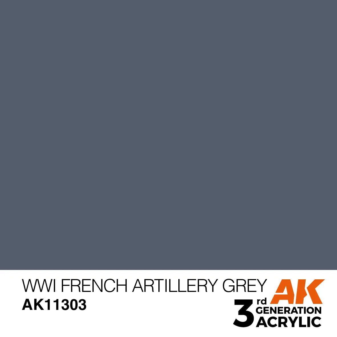 AK Interactive 3Gen WWI French Artillery Grey peinture 17 ml gris