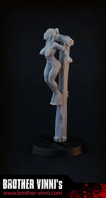 Brother Vinni Female Heretic figurine résine 28mm inquisition