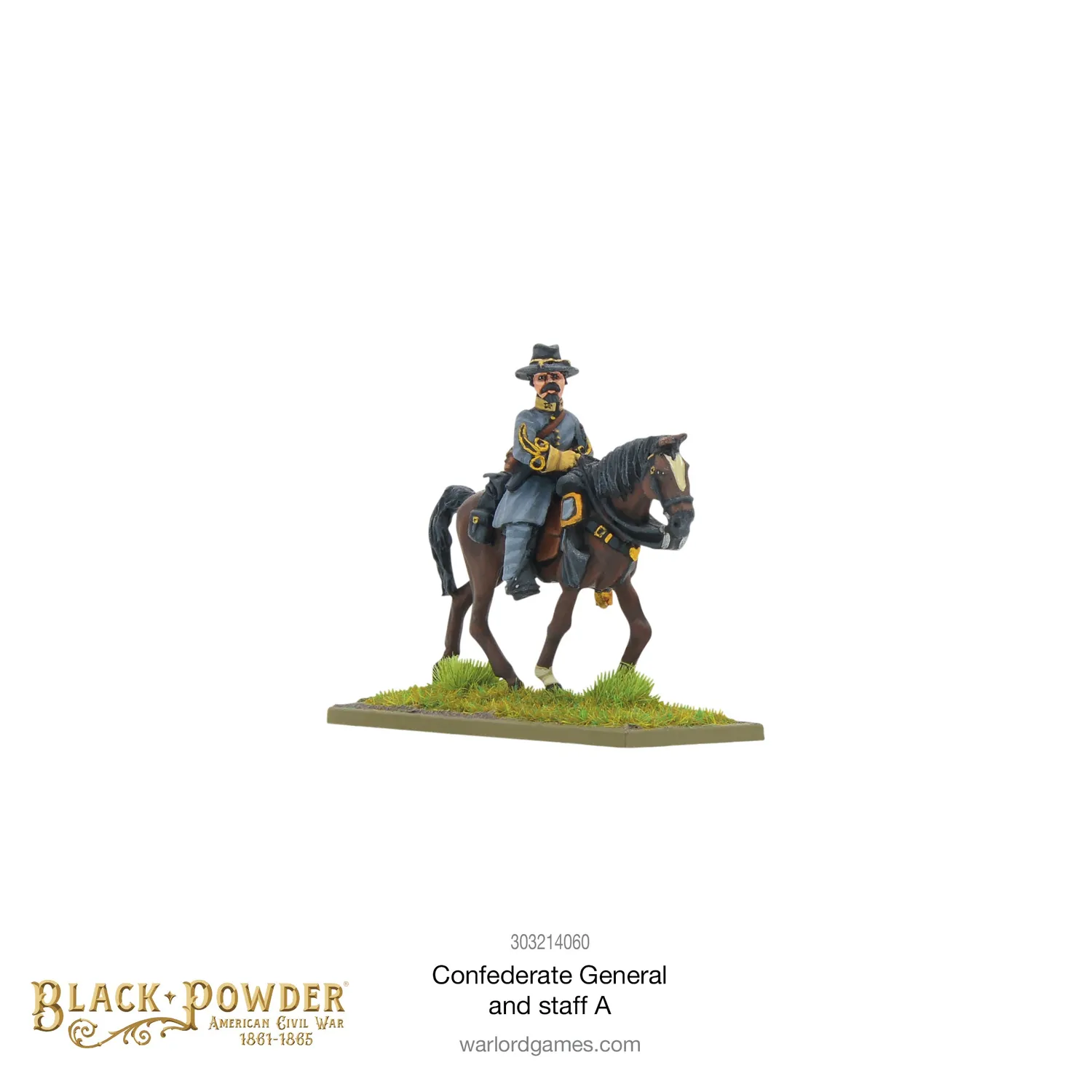Warlord Games Black Powder Général confédéré A figurines métal