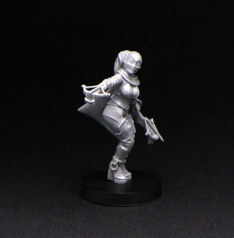 Brother Vinni Dungeon Shades figurines résine 28 mm x2 arbalétrières