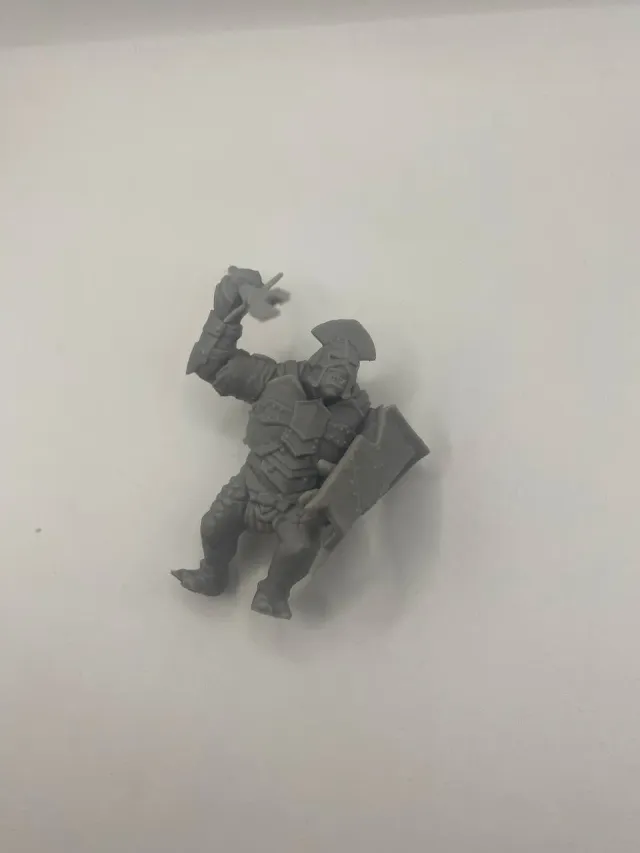 Epic Forge Troll Garde Pique Bouclier figurine résine