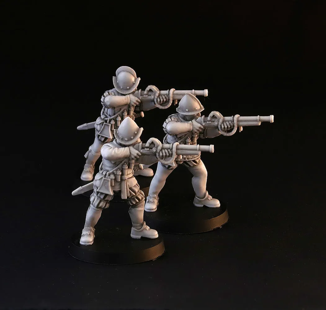Brother Vinni Spanish Musketeers figurines résine 28mm x5