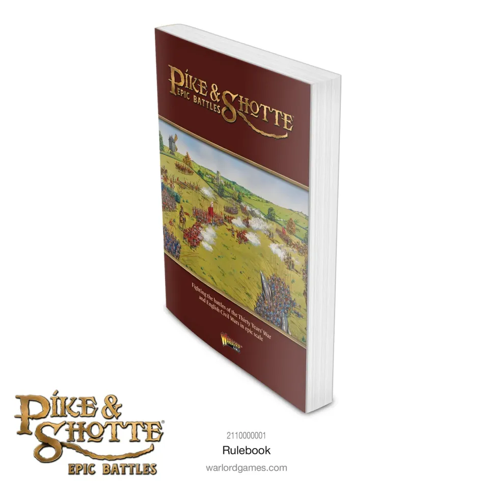 Bolt Action Pike & Shotte Epic Battles livre de règles A5