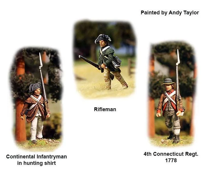 Perry Miniatures American War of Independence Continental Infantry 1776-1783 figurines plastique
