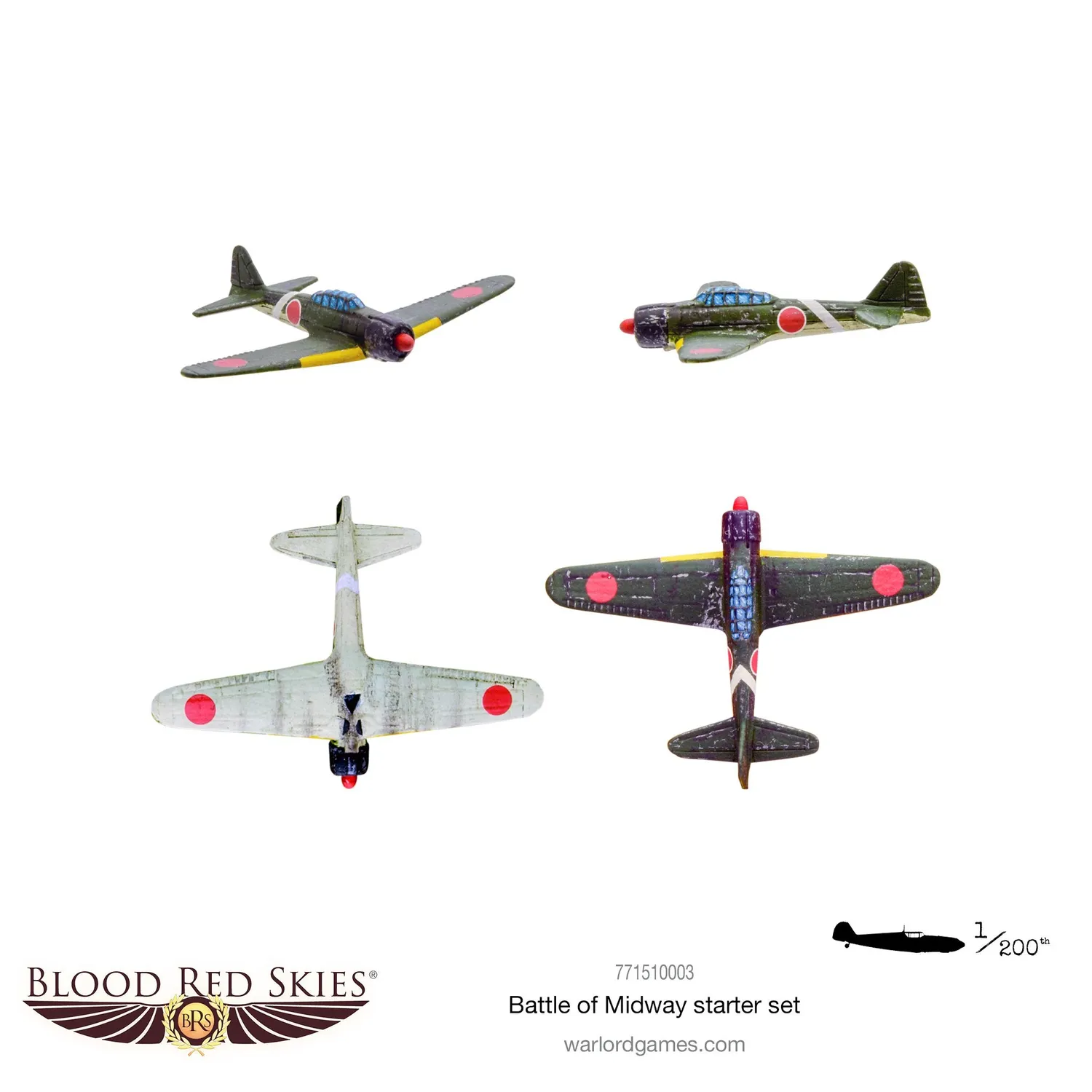Blood Red Skies Midway coffret starter 12 avions