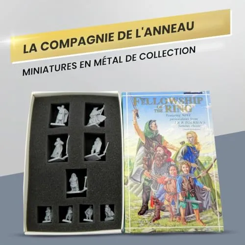 Prince August Fellowship of the Ring MB689 figurines métal lot de 9
