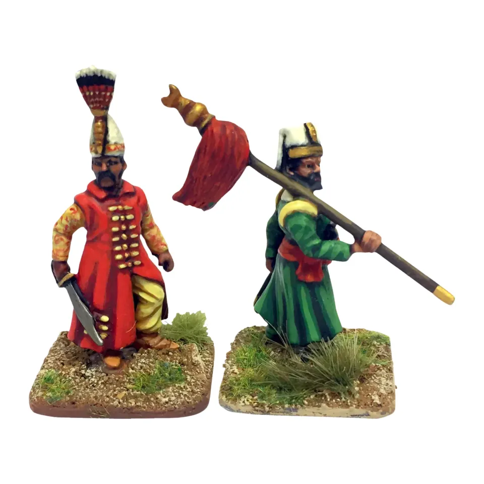 Bolt Action Pike & Shotte Ottoman Janissary Command pack 2 métal