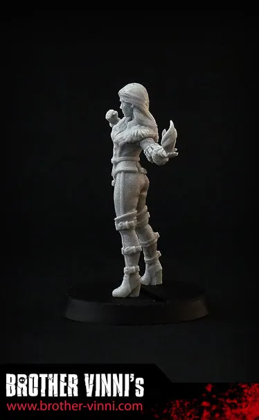 Brother Vinni Black Sorceress figurine résine 32mm