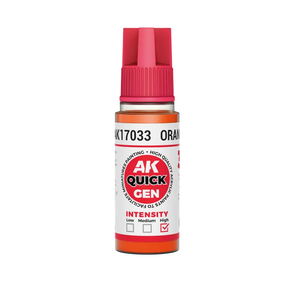 AK Interactive QuickGen ORANGE peinture contrast 18 ml