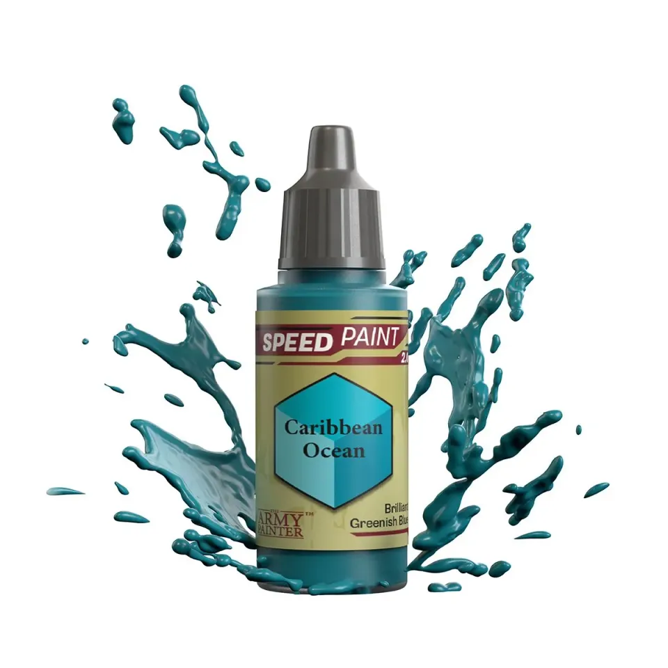Bolt Action Speedpaint Caribbean Ocean peinture acrylique bleue