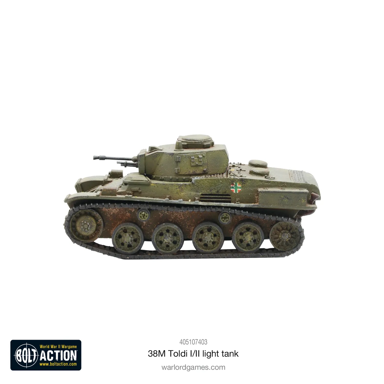 Bolt Action 38M Toldi I/II char léger hongrois résine