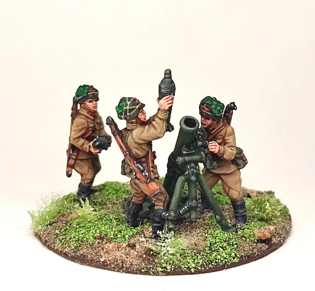Ares Wargames Mortier soviétique de 120mm figurines métal 28 mm