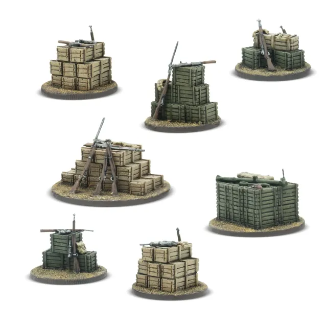 Bolt Action Objective Marker Set United States marqueurs d’objectifs