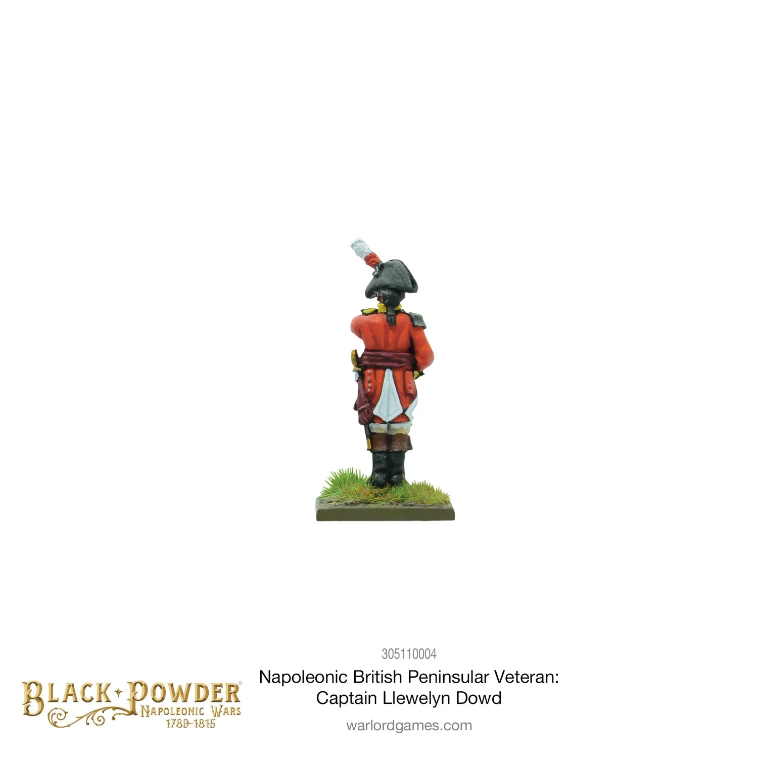Black Powder Captain Llewelyn Dowd figurine résine officier