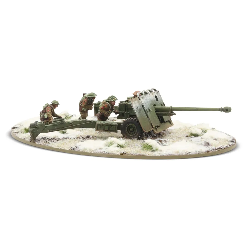 Bolt Action canon 17 pdr équipage hiver artillerie 28mm