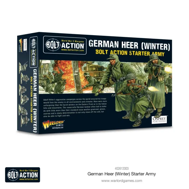 Bolt Action German Heer (Winter) starter army boîte de figurines hiver