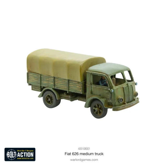 Bolt Action Fiat 626 camion moyen résine métal