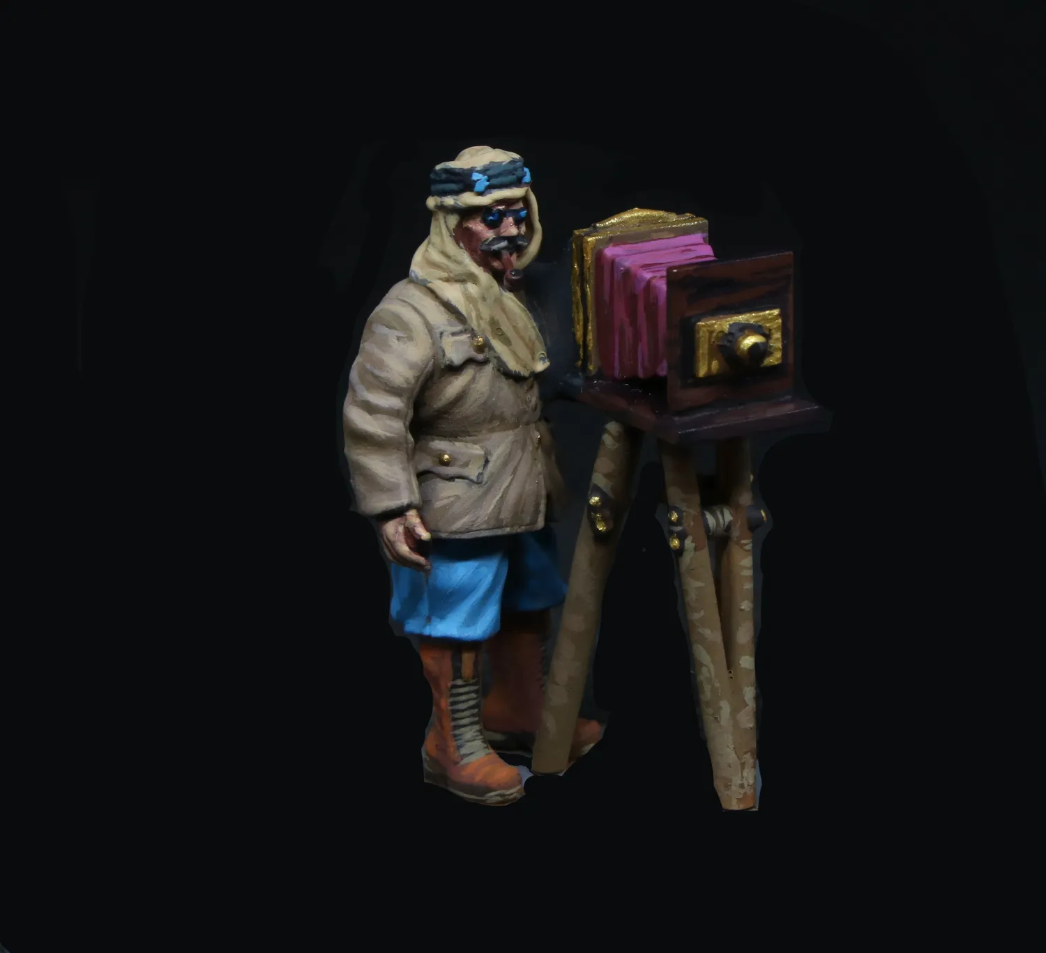 Des Tranchées aux Barricades Paul Castelnau reporter fichier STL 28mm