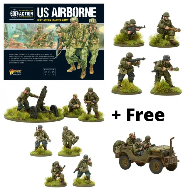 Bolt Action US Airborne division armée figurines parachutistes