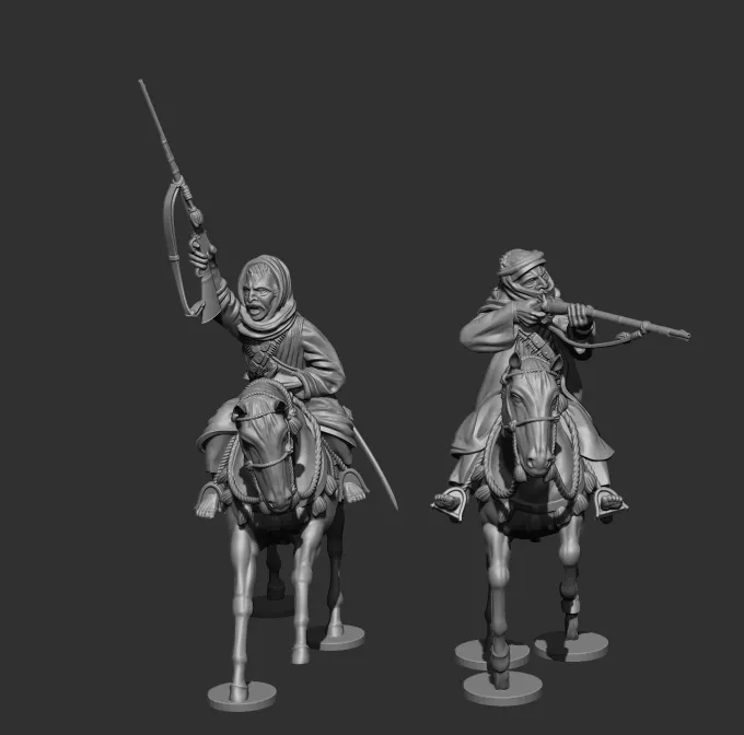Des Tranchées aux Barricades Armée chérifienne fichier STL 28mm
