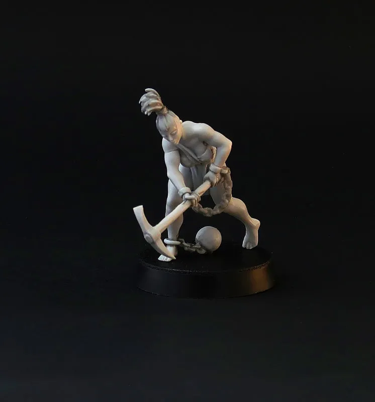 Brother Vinni Working Slave Girls figurine résine 28mm lot 3