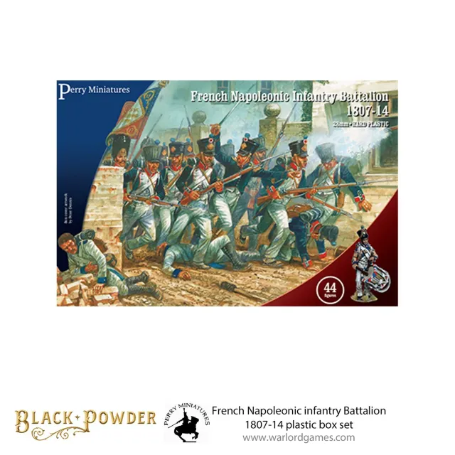 Bolt Action Perry Miniatures French Napoleonic Infantry Battalion 1807-14 figurines plastique
