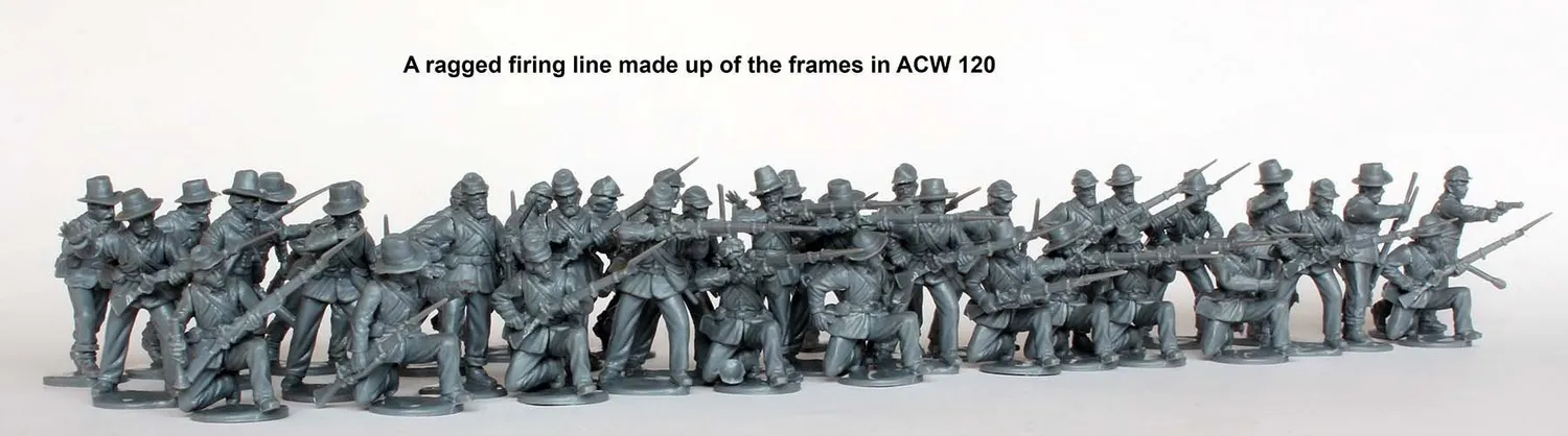 Perry Miniatures American Civil War Union Infantry figurines 38 pièces