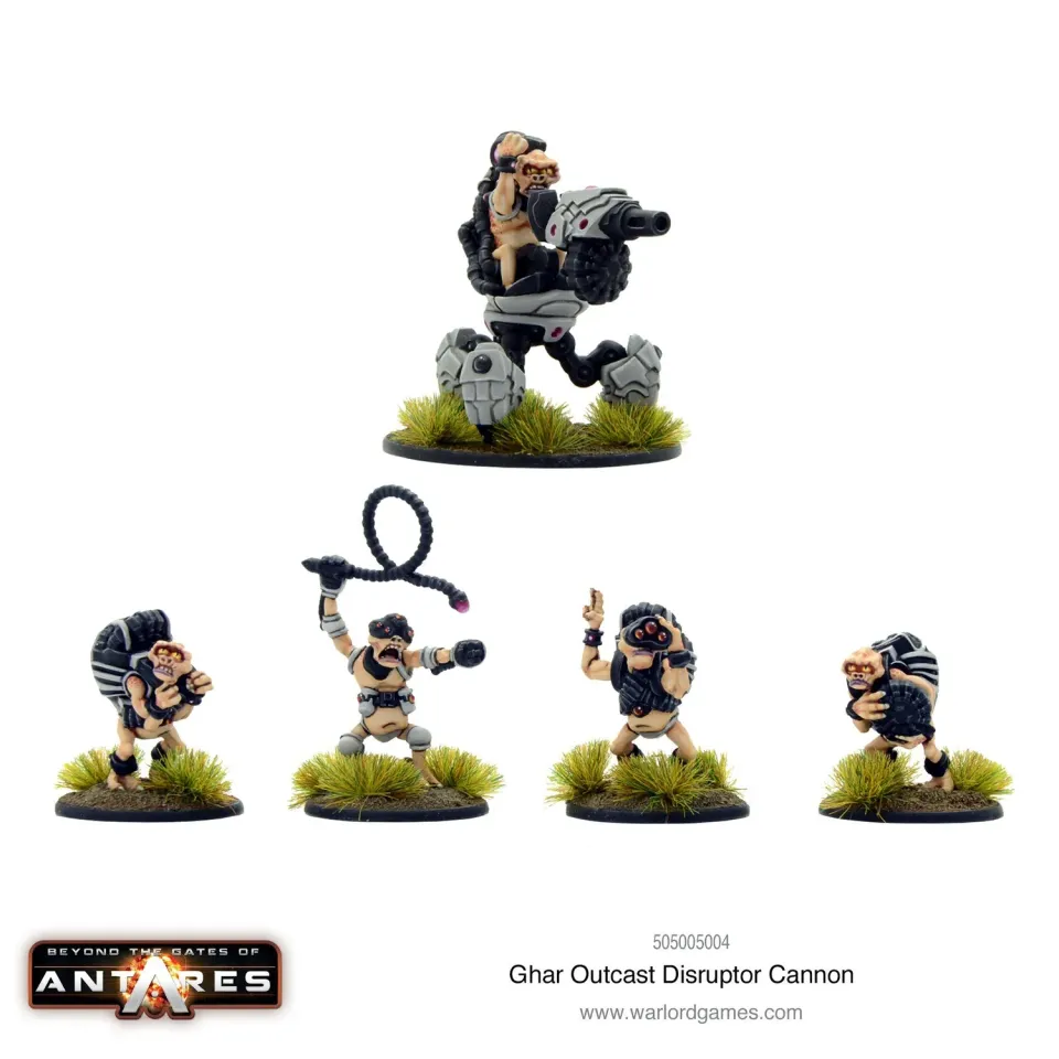 Warlord Games Gates of Antares Ghar Outcast Disruptor Cannon figurine métal
