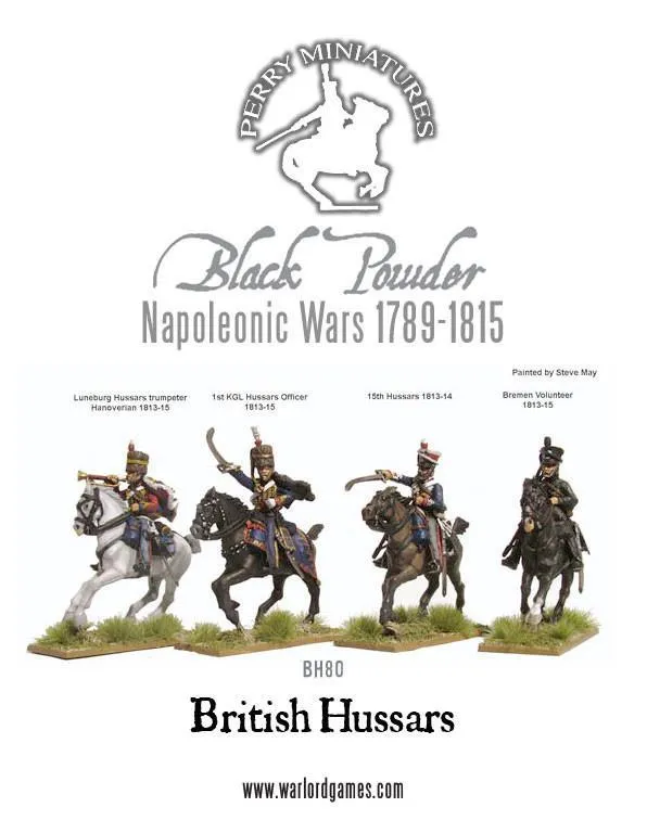 Perry Miniatures British Hussars 1808-1815 figurines 28 mm