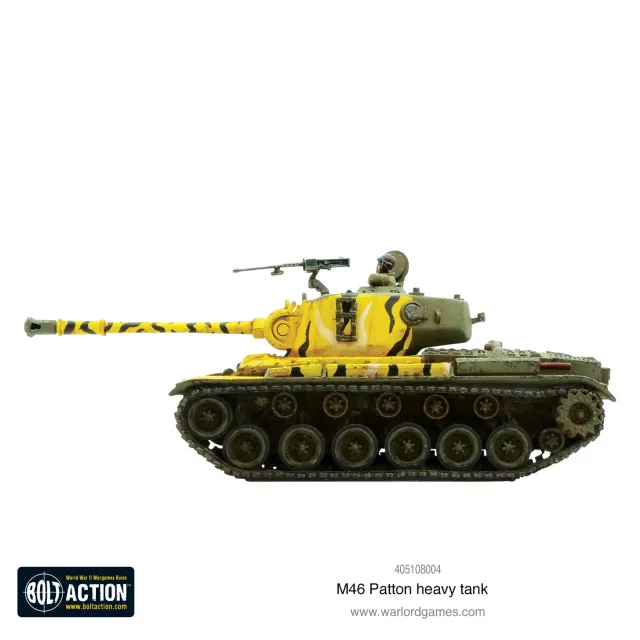 Bolt Action Korea M46 Patton char lourd résine 28mm