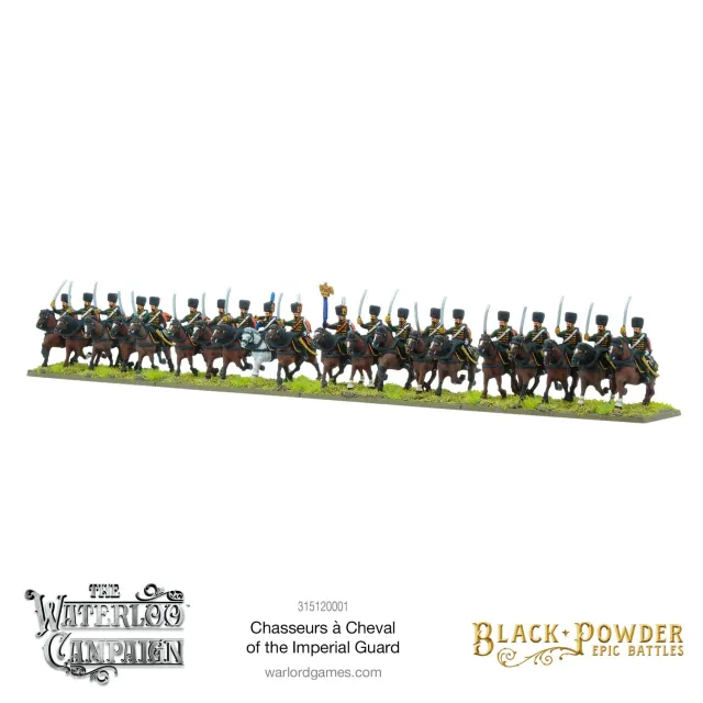 Black Powder Epic Battles Waterloo French Chasseurs à Cheval figurines